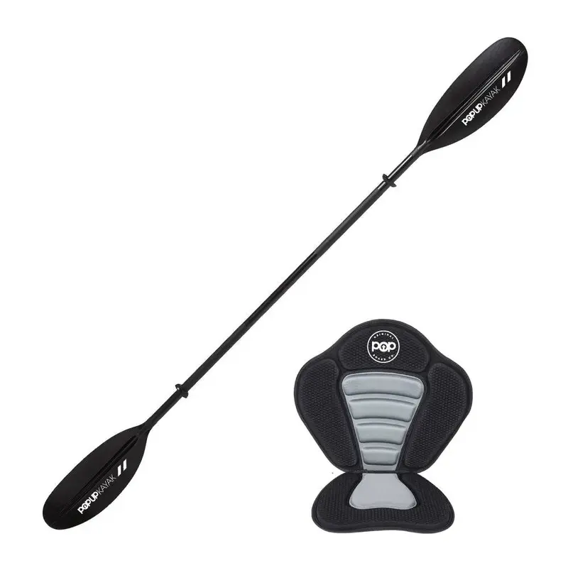 PopBoard Kayak Combo Kit – Includes Paddle & Adjustable Seat for Recreational Use