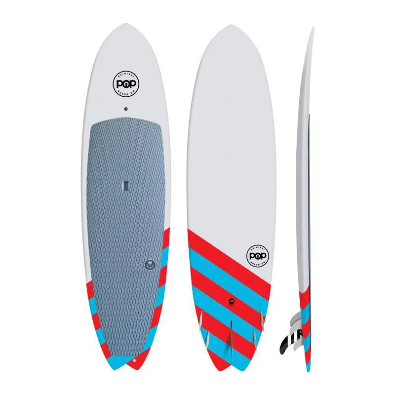 PopBoard Saltwater Beaver 9’6 Performance SUP – All-Around Inflatable Paddle Board