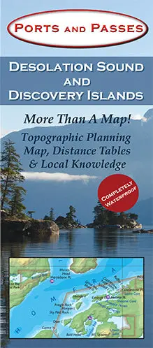 Ports & Passes CH4063 Navigational Chart – Desolation Sound & Discovery Islands, BC, Canada