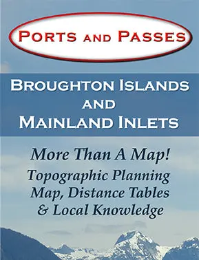 Ports & Passes CH4070 Nautical Chart – Broughton Islands & Mainland Inlets, Canada