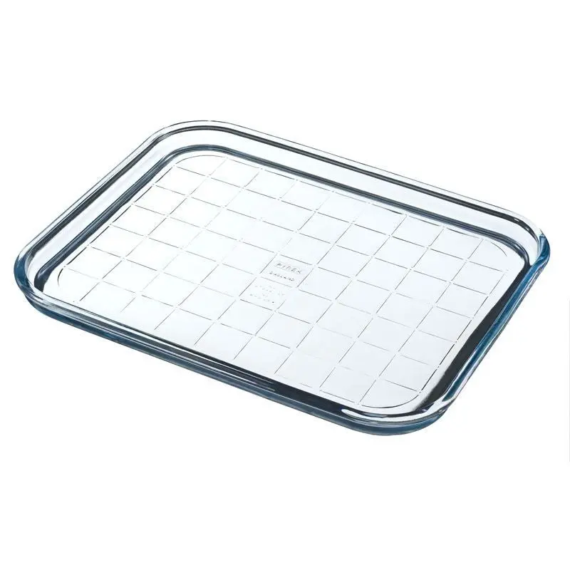 Pyrex Glass Baking Tray – 32 x 26 cm Oven-Safe Rectangular Dish for Roasting & Baking