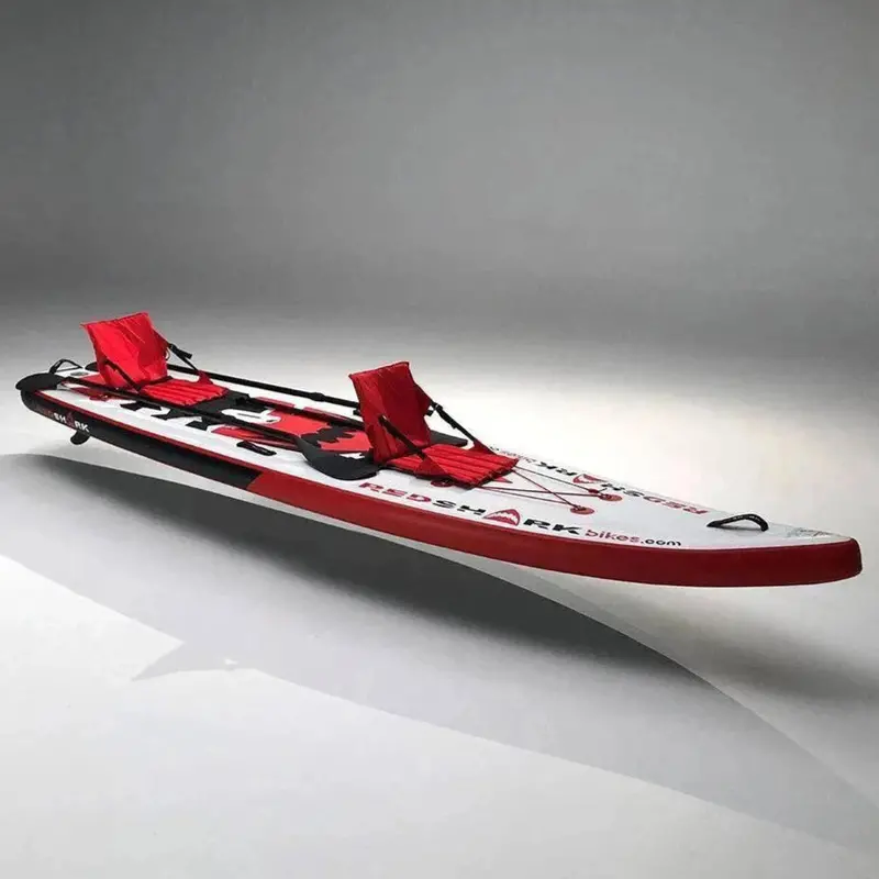 Red Shark Kayak Conversion Kit | Attachable Canoe-Style Module for iSUPs