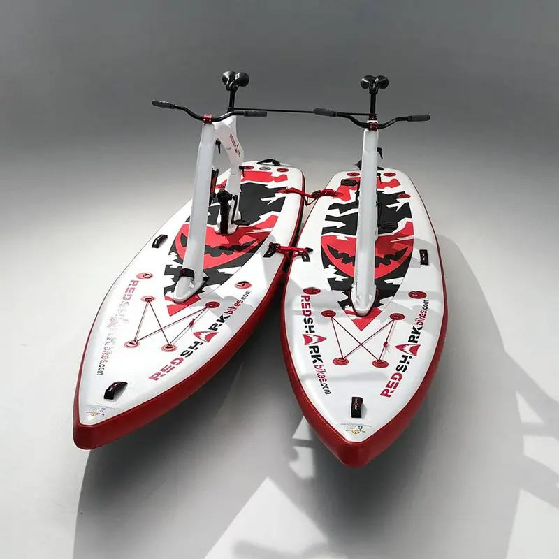 Red Shark Tandem Accessory Kit | Add-On for Dual-Rider Surf-Cycle Water Bikes