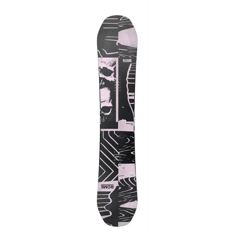 Rome Boneless Twin-Tip Snowboard for Freestyle Riders