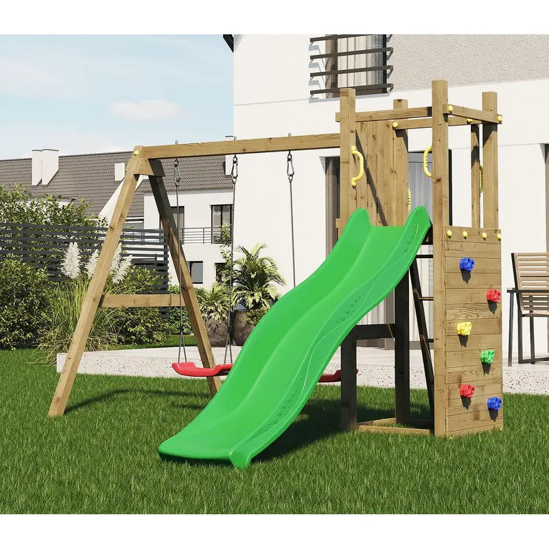 Rumble Ridge Large Garden Playfort – 28.2m x 34.5m – Shire Premium Play Centre