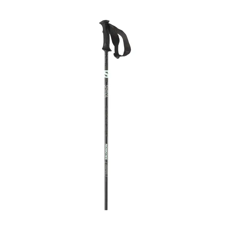 Salomon Shiva Lightweight Ski Poles – Black Finish
