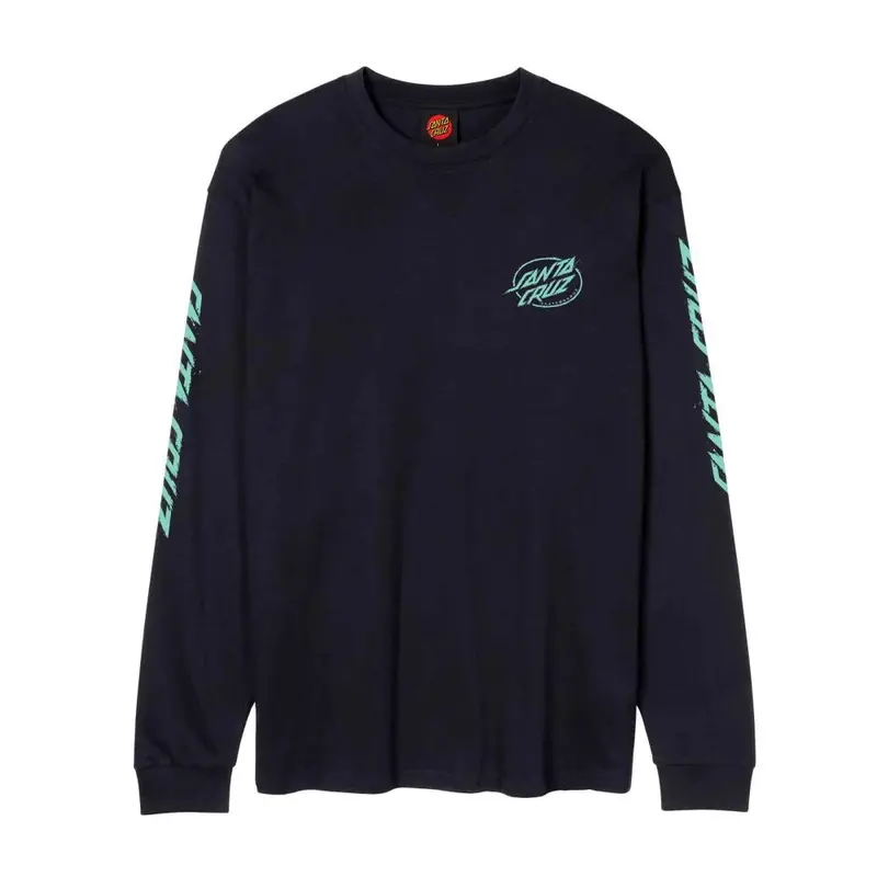 Santa Cruz Adult Long-Sleeve Cotton T-Shirt