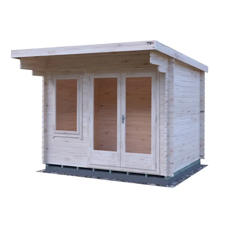 Shire Belgravia 7’10” x 9’9″ Pent Log Cabin – 44mm Tongue & Groove Cladding