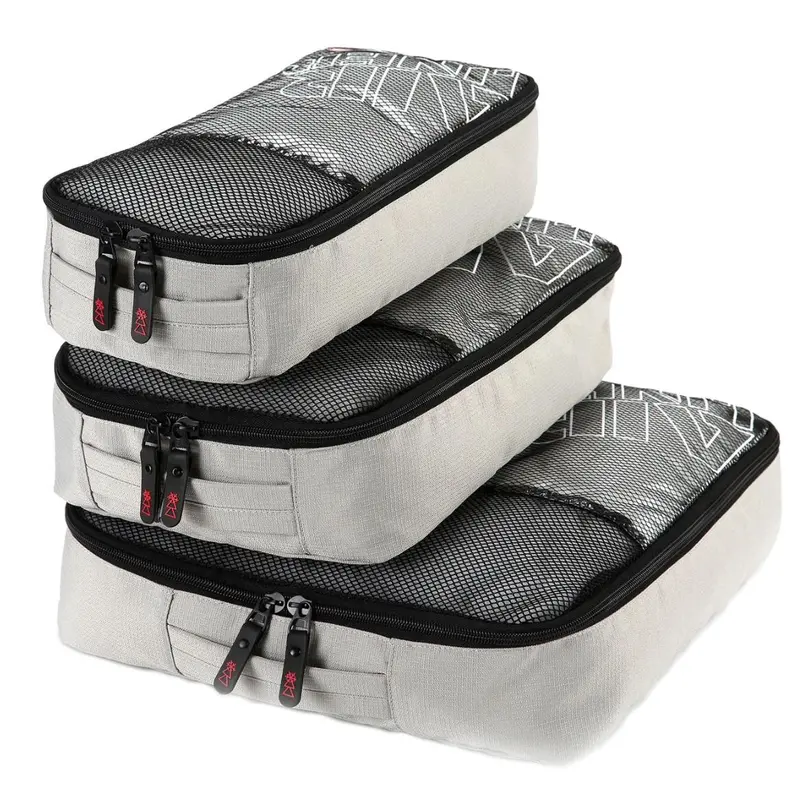 SnoKart Airliner Packing Cubes – Set of 4 Compression Organizers