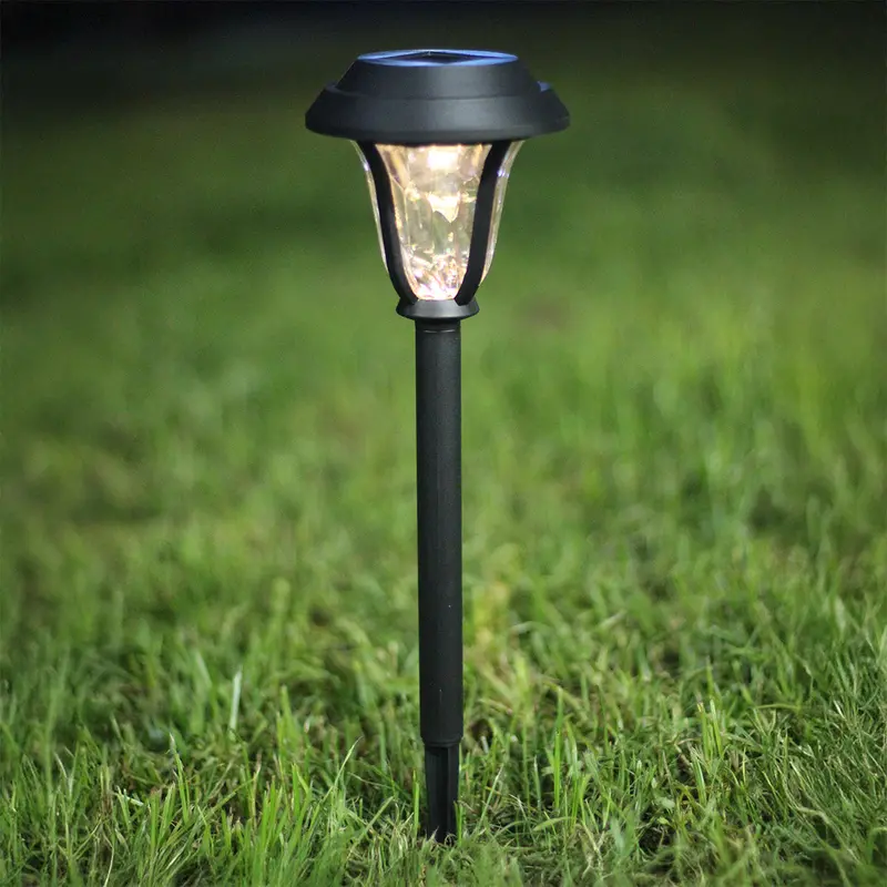 Tall Lantern Solar Stake Light – Warm White LED, 43 cm Height
