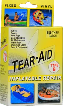 TEARAID Inflatable Repair Kit – Yellow Patch Type B for PVC & Hypalon