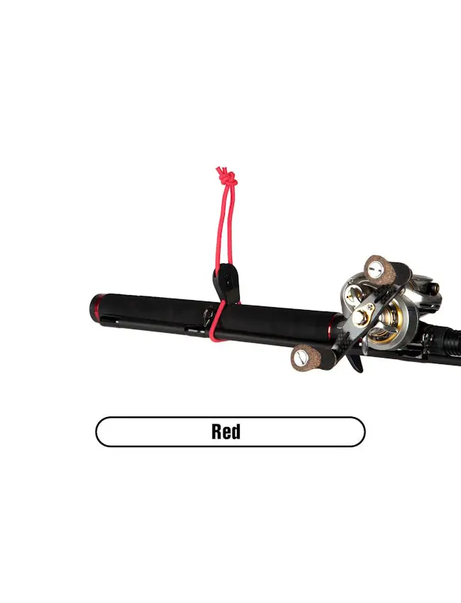The Rod Glove EZ Rod Tyz – Adjustable Red Fastening Strap for Rod Storage