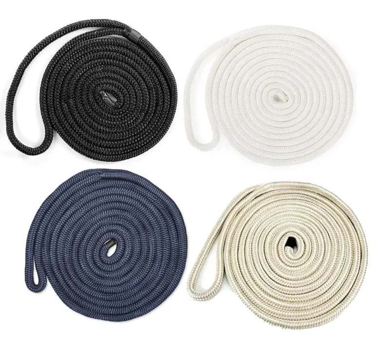Titan Double-Braided Nylon Dock Line – Heavy-Duty Marine Rope
