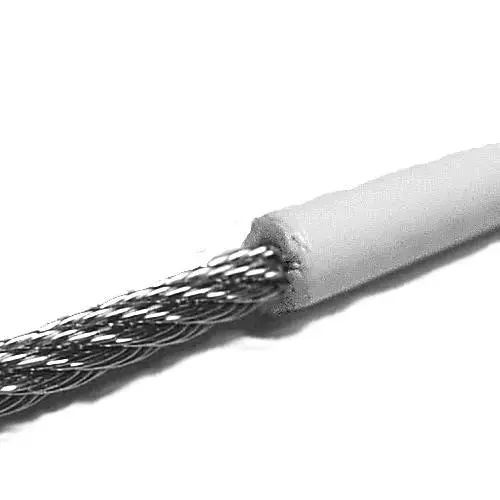 TRANSTAT White Lifeline Cable – Abrasion-Resistant Marine Safety Line