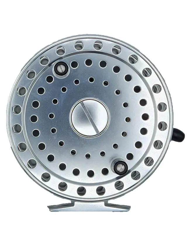 Trophy Glyde 5-Inch Centerpin Reel – Brushed Silver