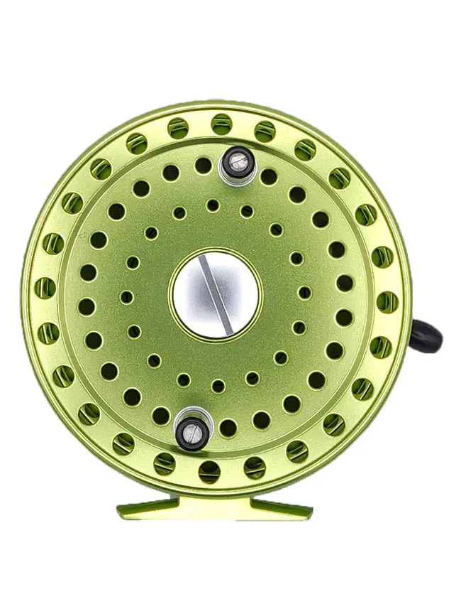 Trophy Glyde 5-Inch Centerpin Reel – Neon Green Accent