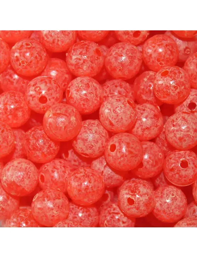 TroutBeads Mottled Beads – Tangerine Pattern