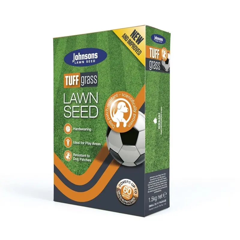 Tuffgrass Premium Lawn Seed – 1.5kg Coverage for 60sqm of Dense Turf