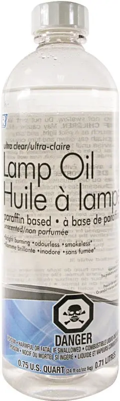 Ultra Clear Lamp Oil – 1 Quart Smokeless, Clean-Burning Fuel