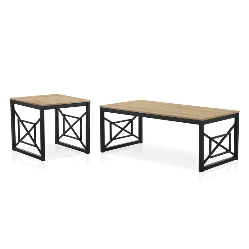 Vermona Transitional Coffee Table Set – Two-Piece Coordinated Design