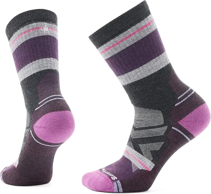 Women’s Max-Cushion Hiking Crew Socks – Saturnsphere Design