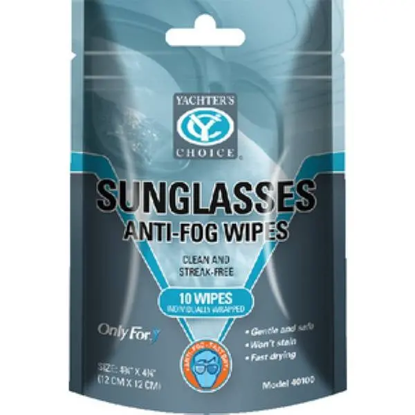 Yachter’s Choice Anti-Fog Sunglass Wipes