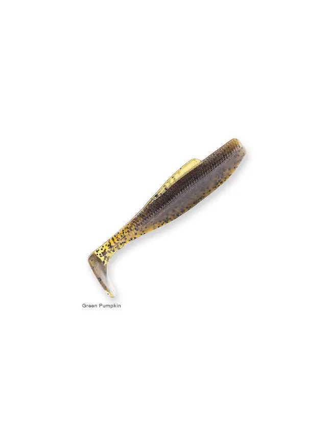 Z-Man ElaZtech DieZel MinnowZ Soft Bait – 4″ Green Pumpkin