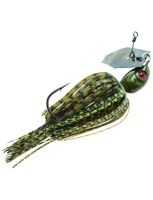 Z-Man Project Z Chatterbait Bladed Swim Jig – 3/8 oz, Dark Green Pumpkin