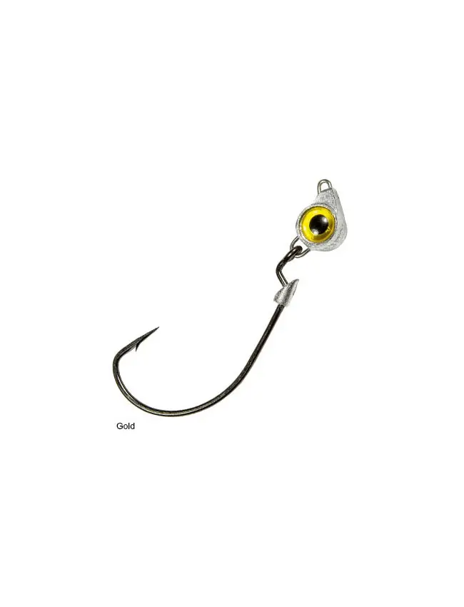 Z-Man Texas Eye Finesse Jighead – 1/8 oz Gold