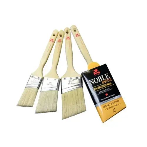 Zachary Noble Natural Hog Bristle Paint Brush – Premium Brushing Control